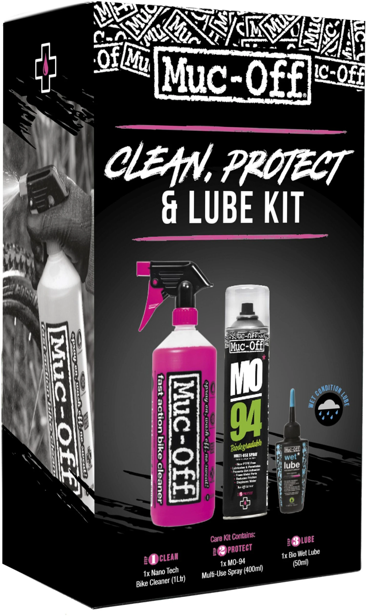 Muc-Off Clean, Protect & Lube Kit 3 Muc-Off Clean, Protect & Lube Kit