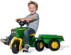 Robbie Toys John Deere Trio Tractor & Trailer Pedal Ride On -Apollo® Sale Store 138275a