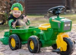 Robbie Toys John Deere Trio Tractor & Trailer Pedal Ride On -Apollo® Sale Store 138275d