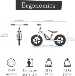 Chillafish Charlie Balance Bike - Silver - 10" Wheel -Apollo® Sale Store 161667c