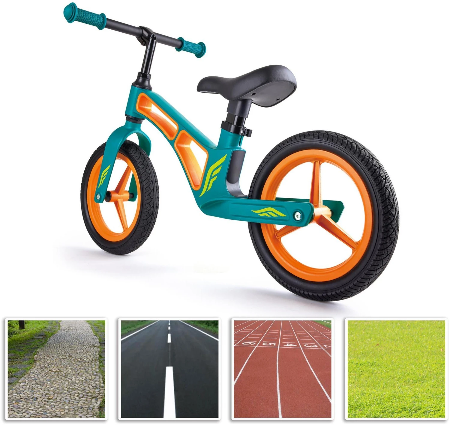 Hape New Explorer Balance Bike - Blue - 12" Wheel 7 Hape New Explorer Balance Bike - Blue - 12" Wheel - Image 5