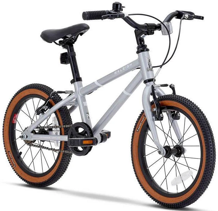 Raleigh Pop Kids Bike - Silver - 16" Wheel 4 Raleigh Pop Kids Bike - Silver - 16" Wheel - Image 2