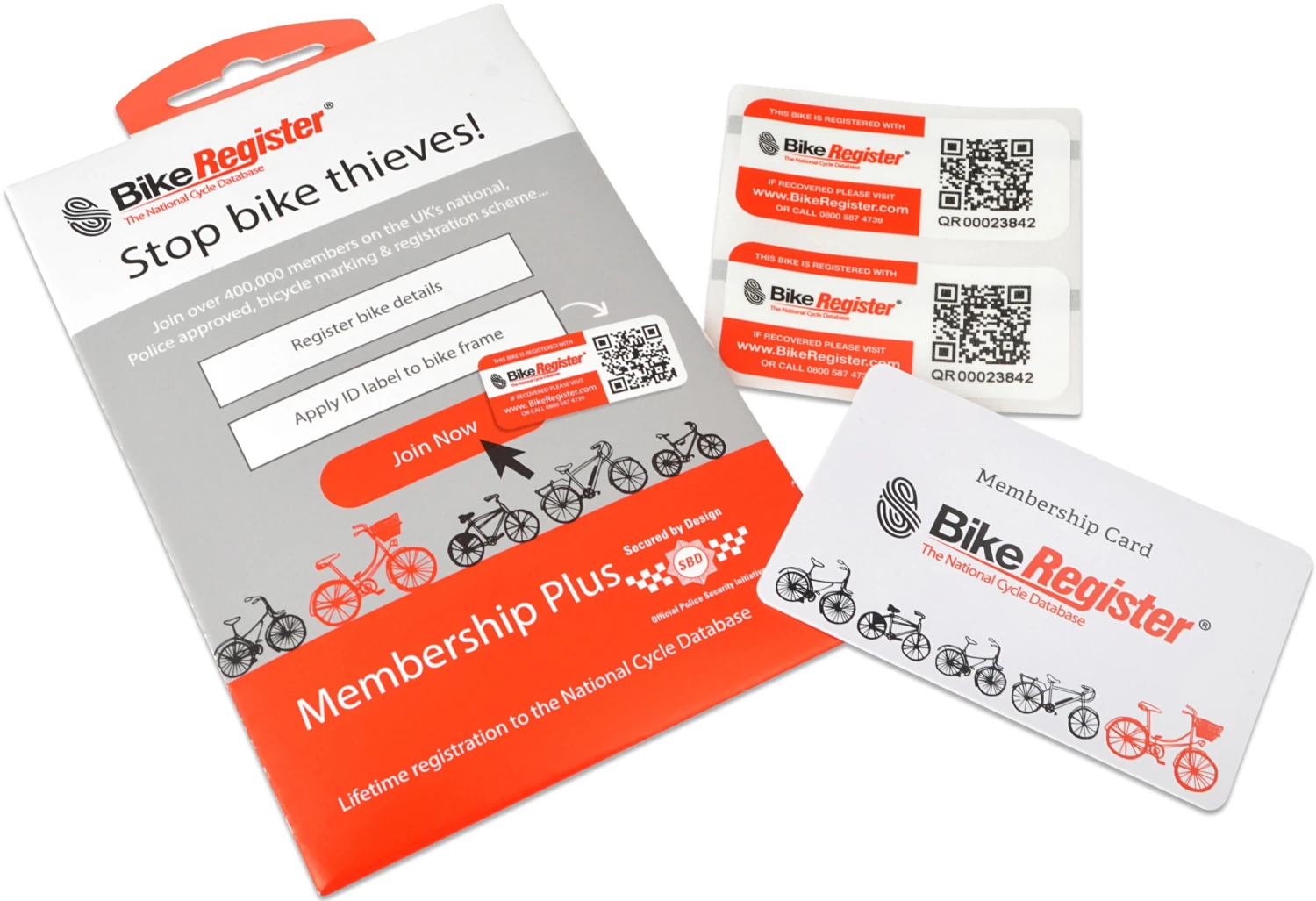 BikeRegister Membership Plus Kit 3 BikeRegister Membership Plus Kit