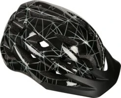 Black And Grey Lines Kids Helmet (52-56cm)