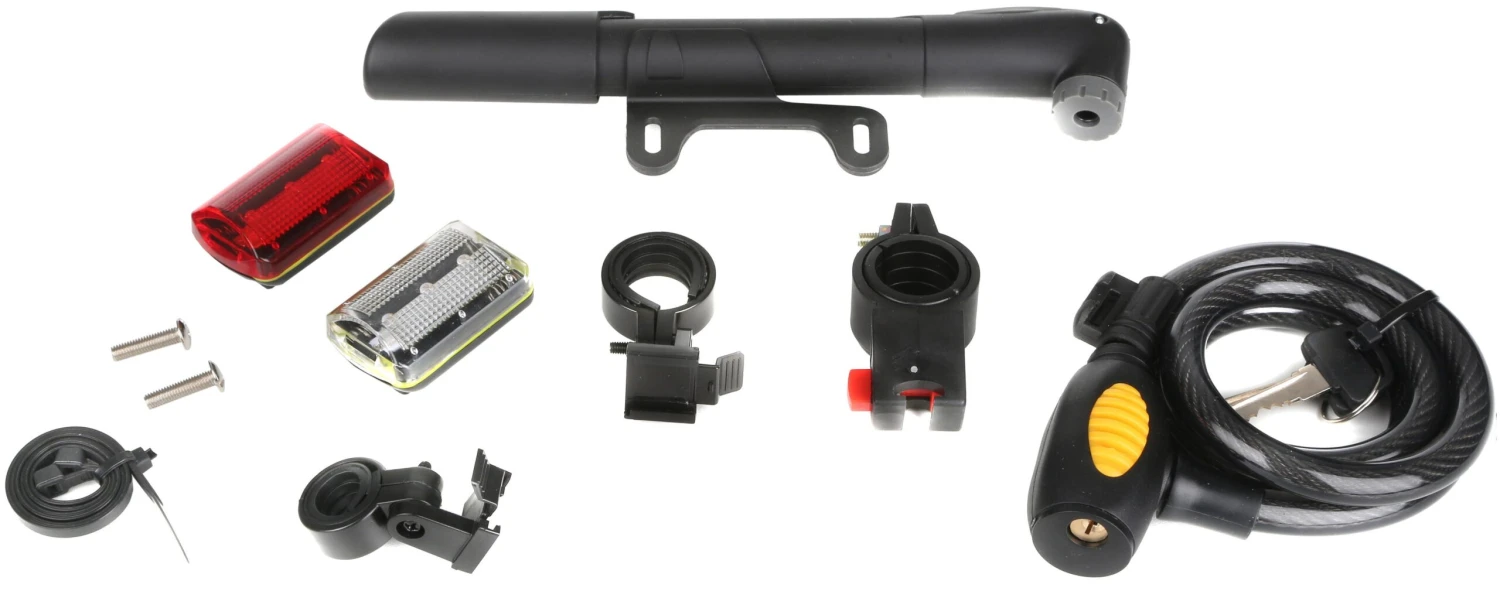 Halfords Essentials Cycling Accessory Pack 3 Halfords Essentials Cycling Accessory Pack