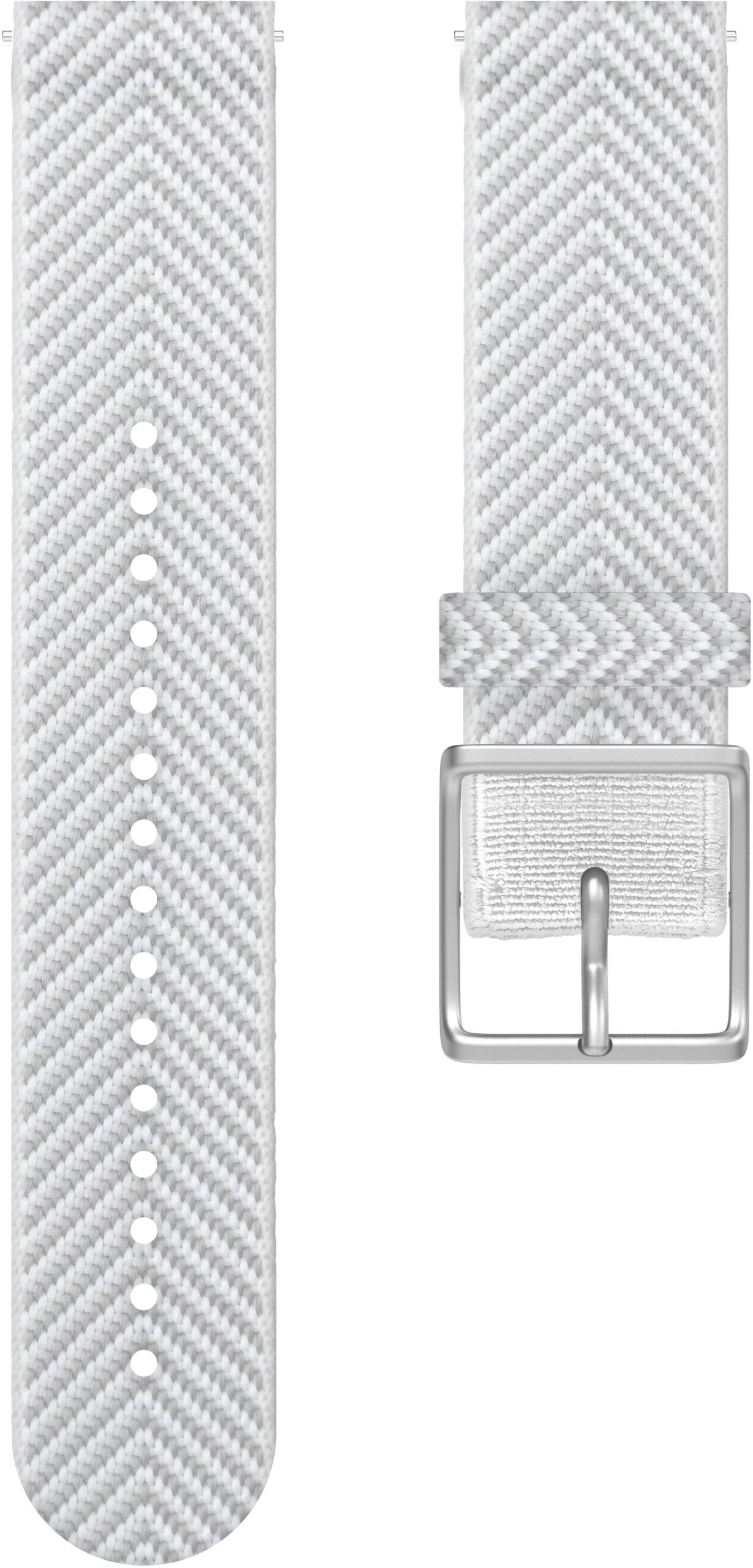 Polar Ignite Fabric Wrist Band, White Chevron - Large 3 Polar Ignite Fabric Wrist Band, White Chevron - Large