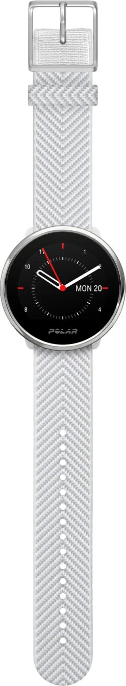 Polar Ignite Fabric Wrist Band, White Chevron - Large 5 Polar Ignite Fabric Wrist Band, White Chevron - Large -Apollo® Sale Store 332670a