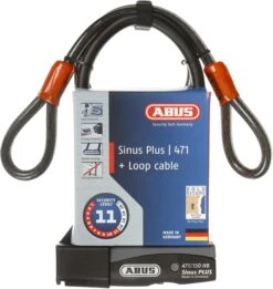 Abus Sinus Plus D-Lock & Cable Set