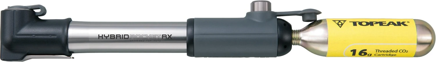 Topeak HybridRocket RX Pump With CO2 Inflator 5 Topeak HybridRocket RX Pump With CO2 Inflator - Image 3