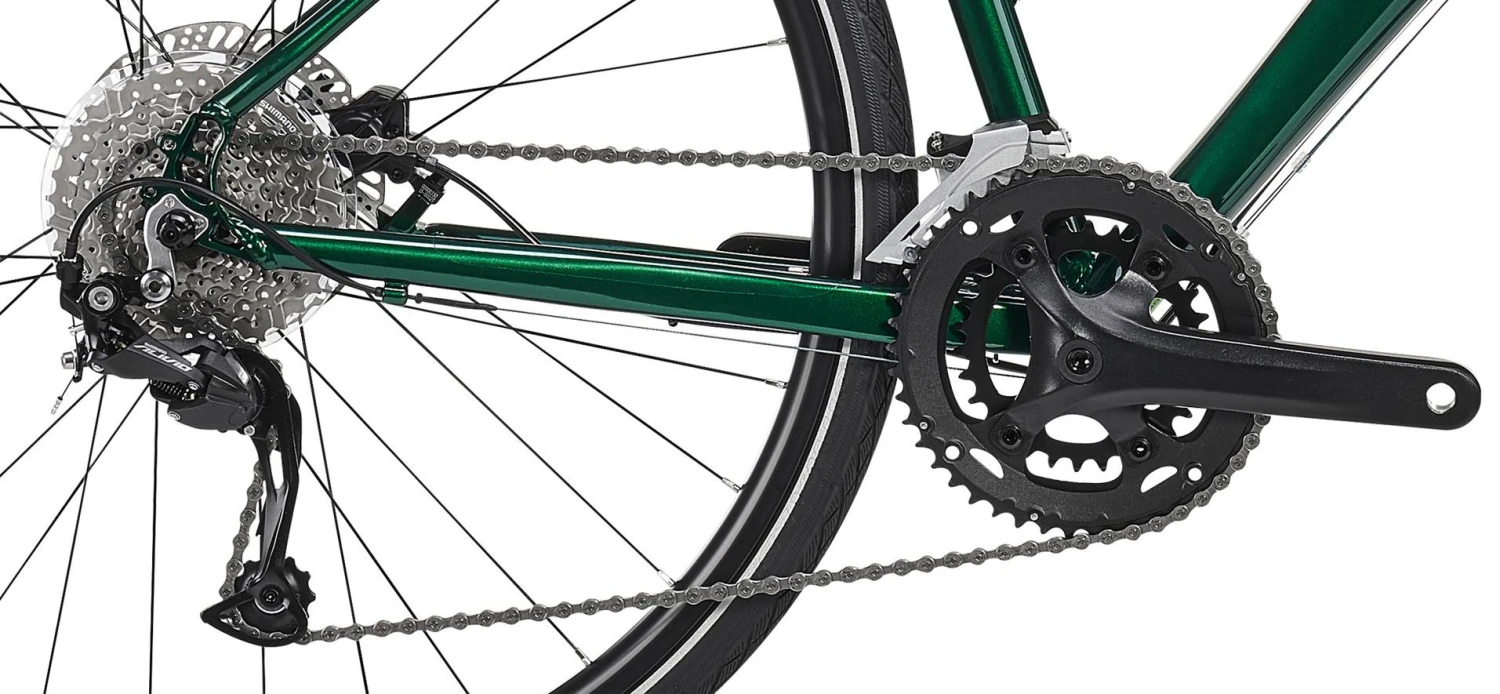 Boardman HYB 8.6 Mens Hybrid Bike - Green - S, M, L Frames 5 Boardman HYB 8.6 Mens Hybrid Bike - Green - S, M, L Frames - Image 3