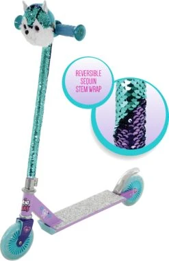Cutie Quins Sequin Inline Kids Scooter