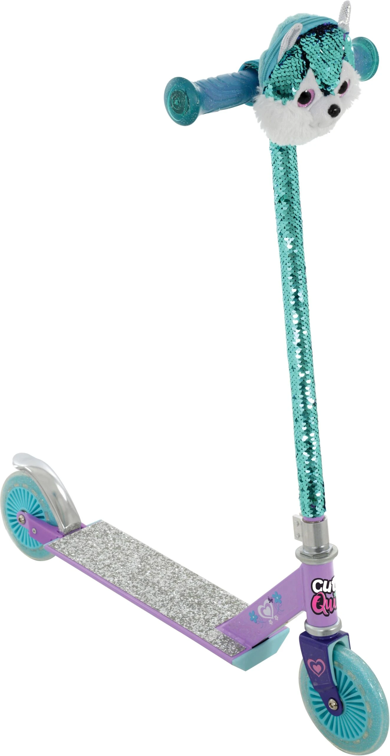Cutie Quins Sequin Inline Kids Scooter 4 Cutie Quins Sequin Inline Kids Scooter - Image 2