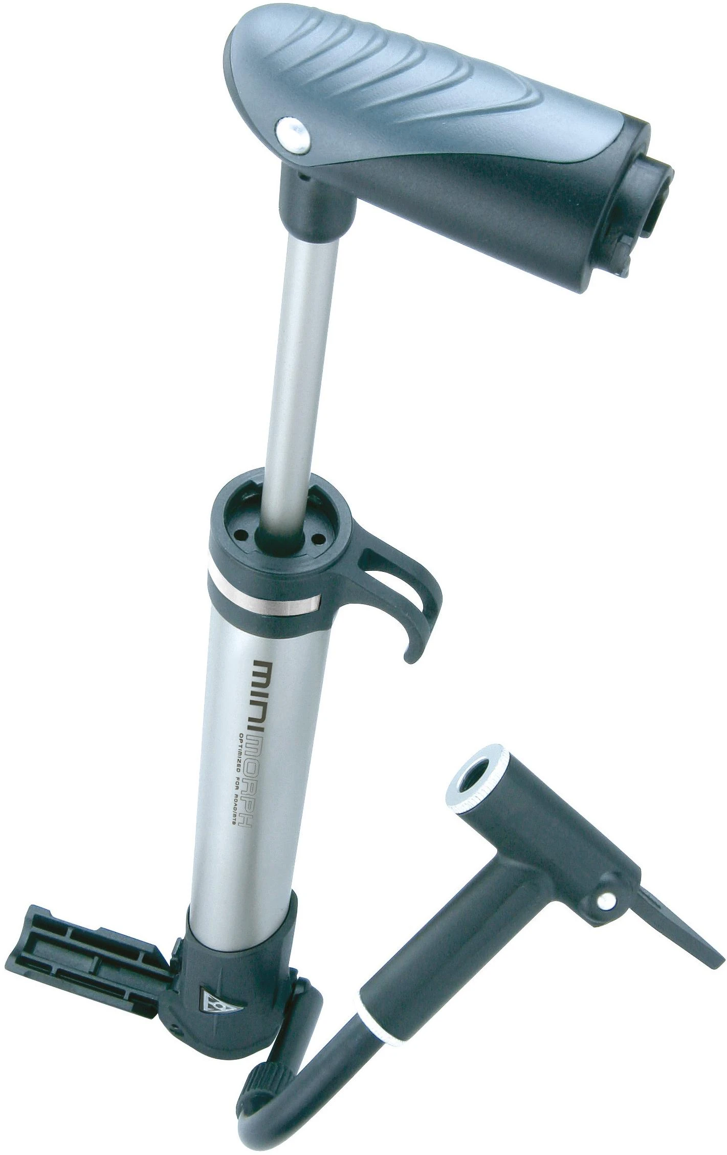 Topeak Mini Morph Pump With Pressure Gauge 4 Topeak Mini Morph Pump With Pressure Gauge - Image 2