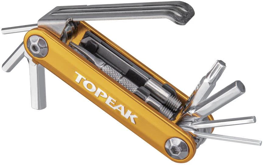 Topeak Tubi 11 Combo Multi-tool, Gold 3 Topeak Tubi 11 Combo Multi-tool, Gold