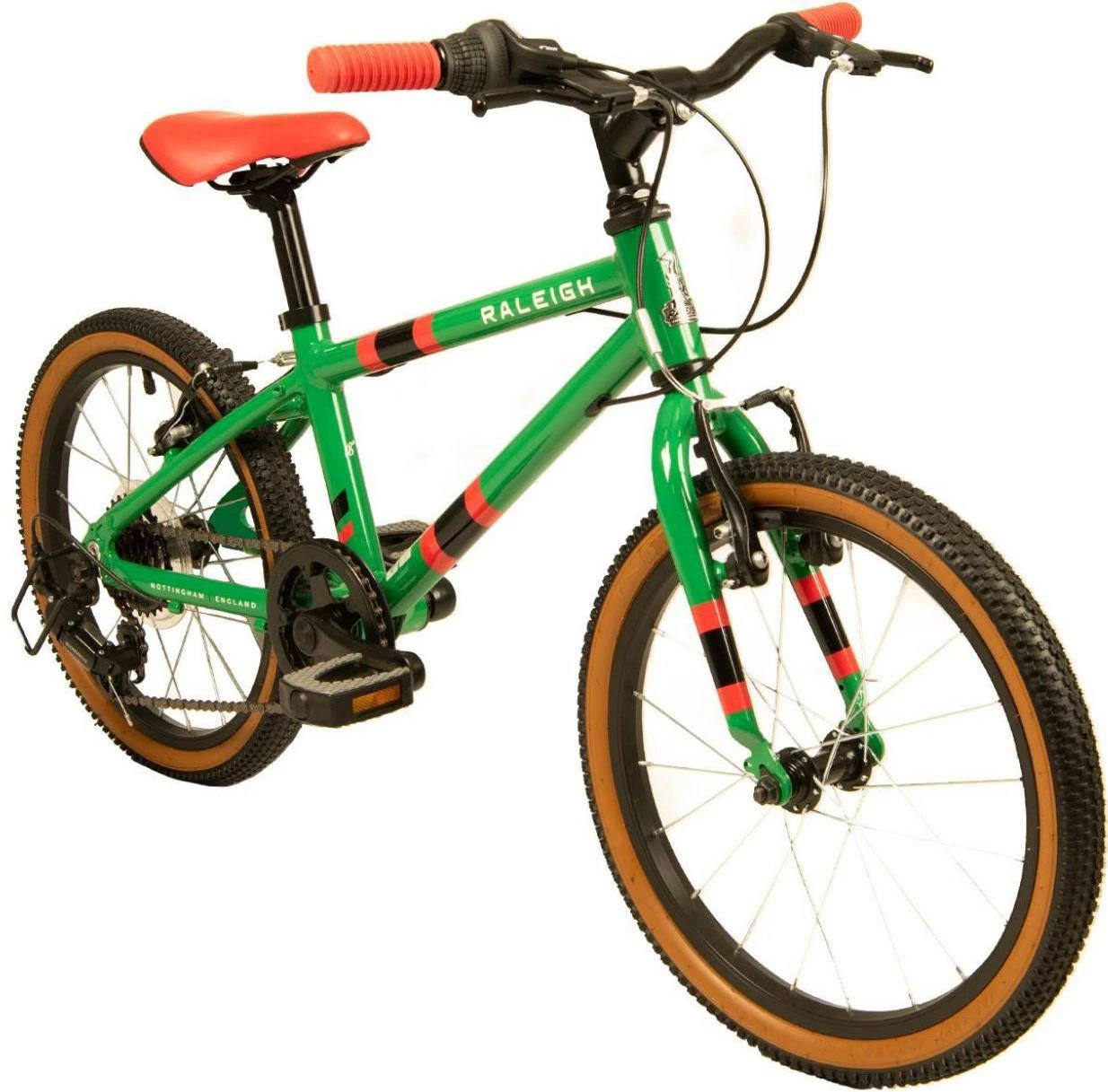 Raleigh Pop Kids Bike - Green - 18" Wheel 4 Raleigh Pop Kids Bike - Green - 18" Wheel - Image 2