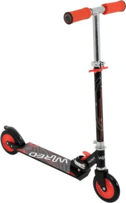 Wired Hazard Inline Kids Scooter - Red