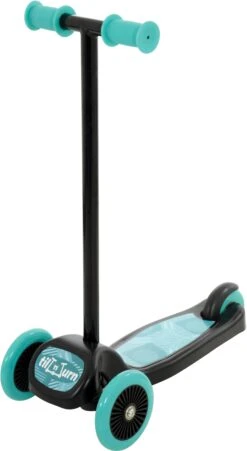 Tilt N Turn Tri-Scooter - Black/Teal