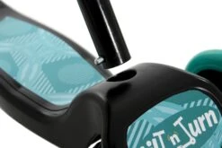 Tilt N Turn Tri-Scooter - Black/Teal -Apollo® Sale Store 445750d