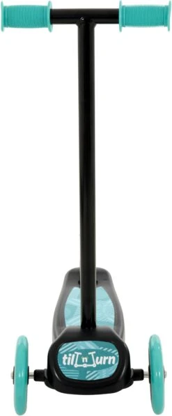 Tilt N Turn Tri-Scooter - Black/Teal -Apollo® Sale Store 445750g
