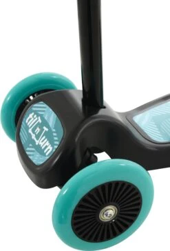 Tilt N Turn Tri-Scooter - Black/Teal -Apollo® Sale Store 445750h
