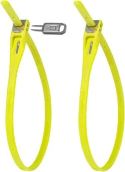 HipLok Z-Lok Armoured Reuseable Tie2 Pack - Lime