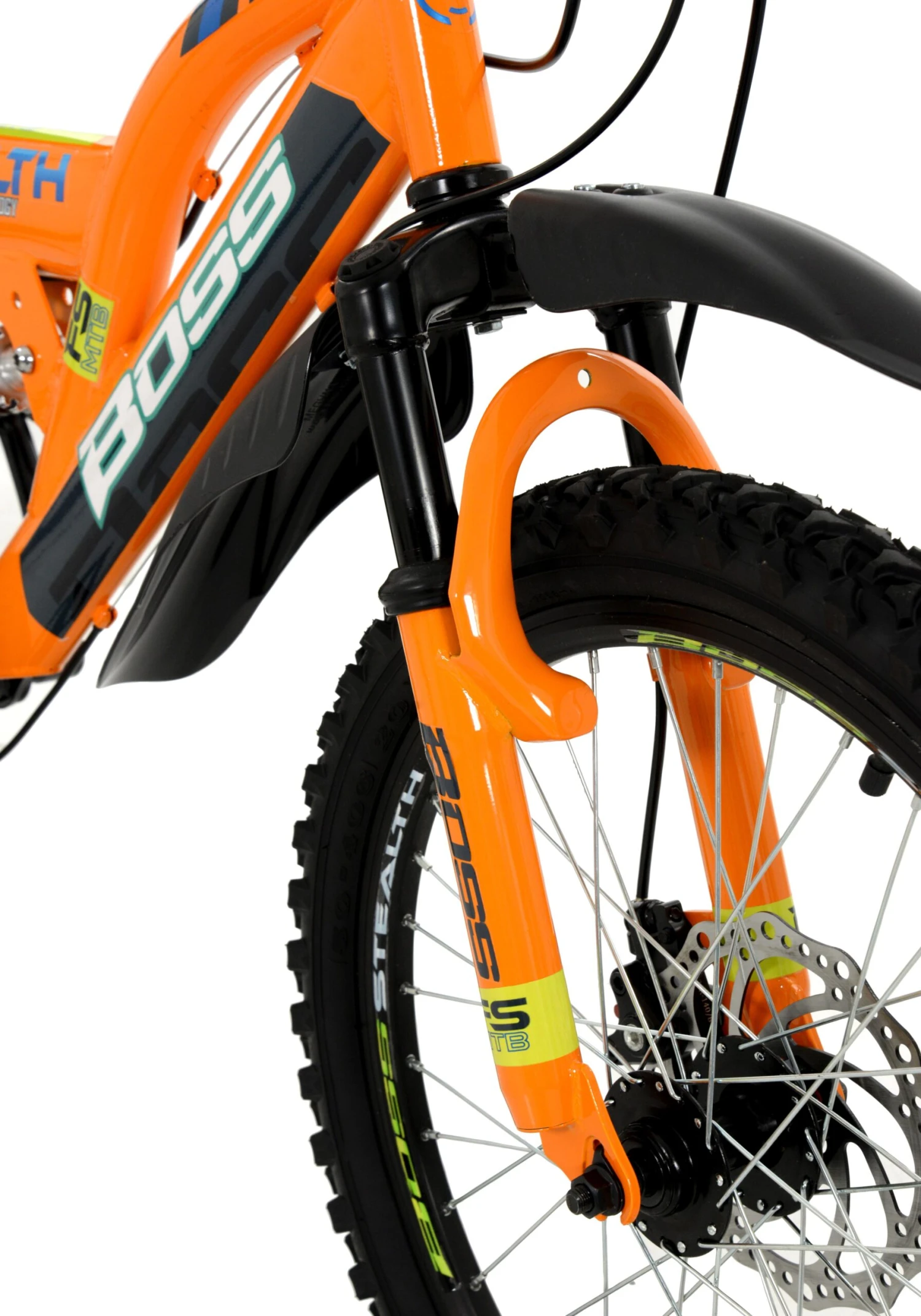 Boss Stealth Junior Mountain Bike - Orange - 20" Wheel 5 Boss Stealth Junior Mountain Bike - Orange - 20" Wheel - Image 3