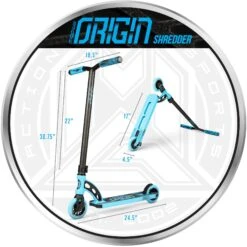 MGP VX Origin Shredder Stunt Scooter - Blue/Black -Apollo® Sale Store 463758i
