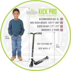 Madd Gear Kick Pro V5 Stunt Scooter - Black/Silver -Apollo® Sale Store 463790b