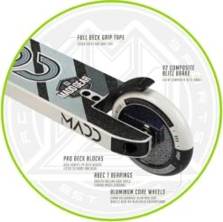 Madd Gear Kick Pro V5 Stunt Scooter - Black/Silver -Apollo® Sale Store 463790d