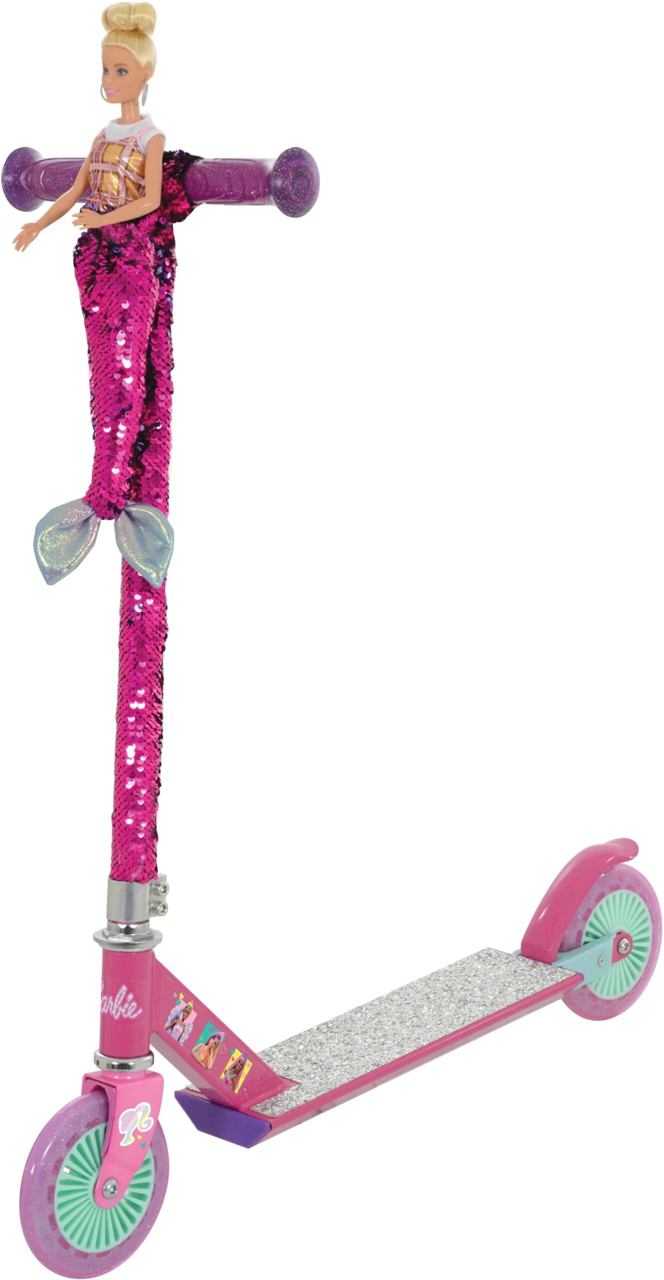Barbie Mermaid Sequin Inline Scooter 5 Barbie Mermaid Sequin Inline Scooter - Image 3