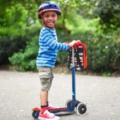 Mini Micro Deluxe LED Navy Kids Scooter -Apollo® Sale Store 490934g