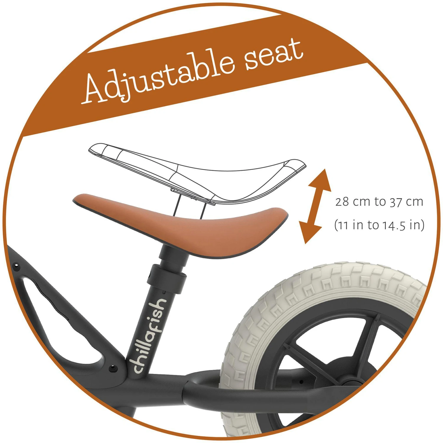 Chillafish Charlie Balance Bike - Black 10 Chillafish Charlie Balance Bike - Black - Image 8