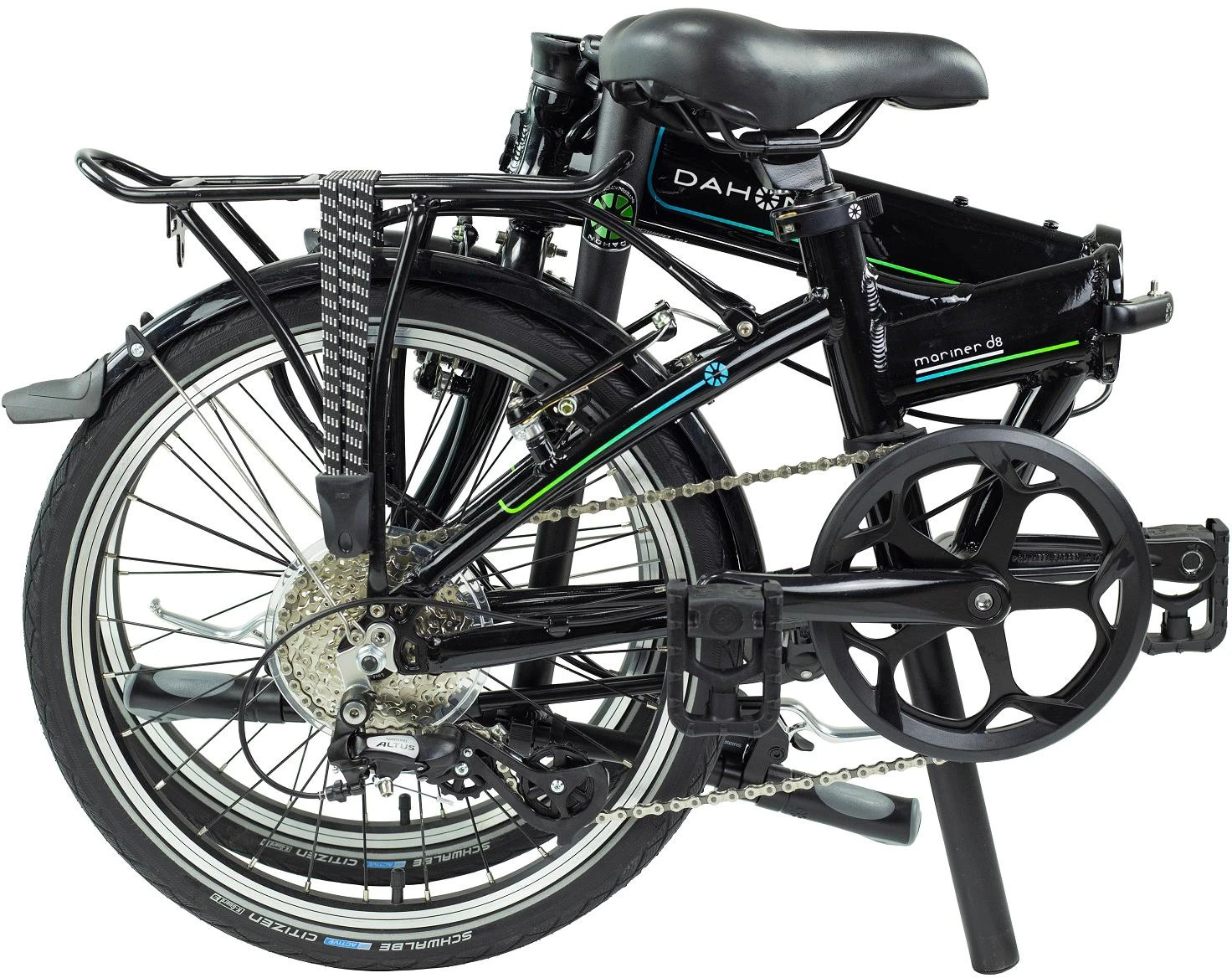 Dahon Mariner D8 Folding Bike - 20" Wheel - Black 4 Dahon Mariner D8 Folding Bike - 20" Wheel - Black - Image 2