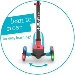 Chillafish Scotti Glow Kids Tri-Scooter - Blue 20 Chillafish Scotti Glow Kids Tri-Scooter - Blue -Apollo® Sale Store 541014g