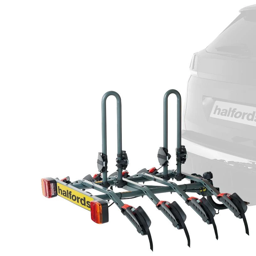 Halfords 4-Bike Towbar Mounted Bike Rack 4 Halfords 4-Bike Towbar Mounted Bike Rack - Image 2