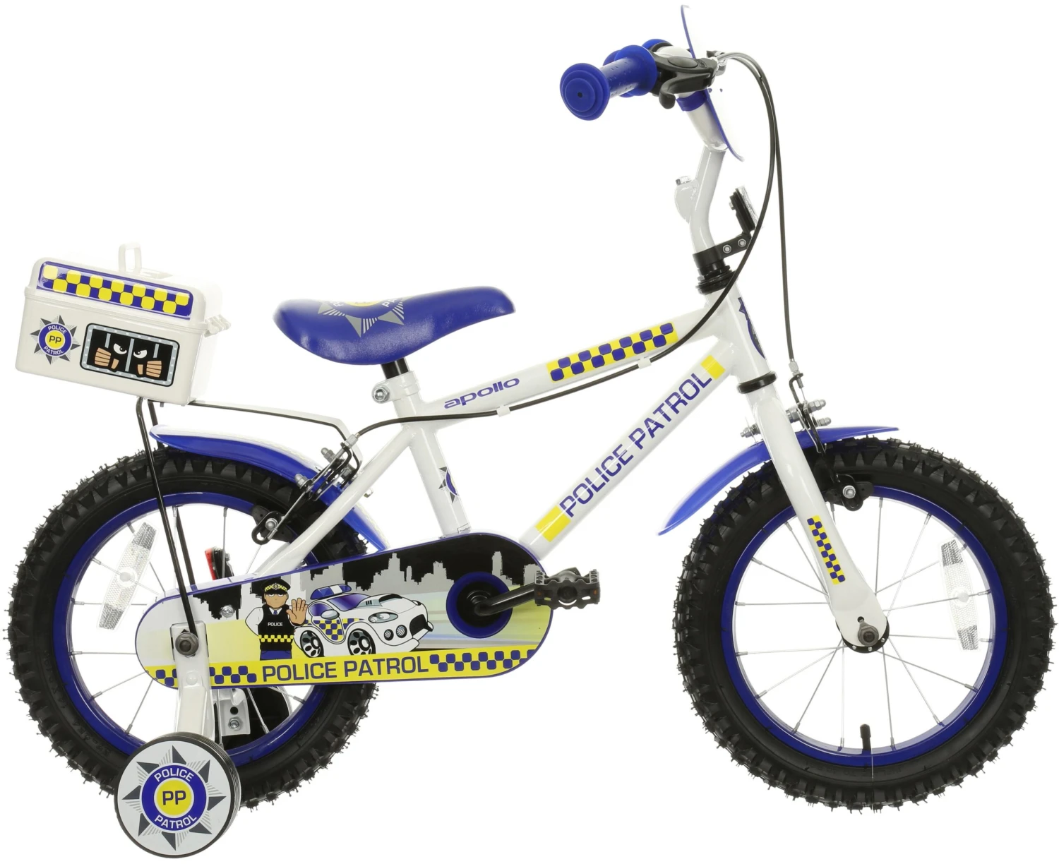 Apollo® Apollo Police Patrol Kids Bike - 14" Wheel 3 Apollo® Apollo Police Patrol Kids Bike - 14" Wheel