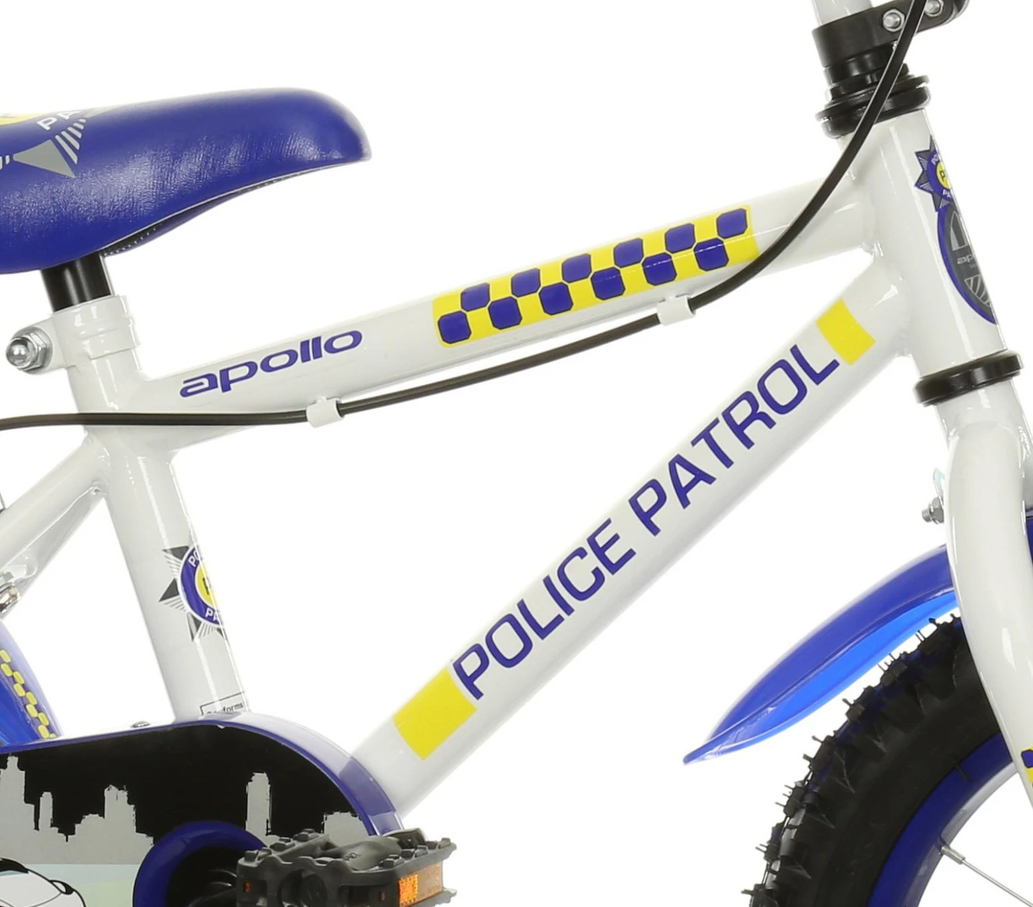Apollo® Apollo Police Patrol Kids Bike - 14" Wheel 5 Apollo® Apollo Police Patrol Kids Bike - 14" Wheel - Image 3