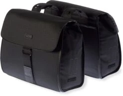 Basil Noir Double Pannier Bag