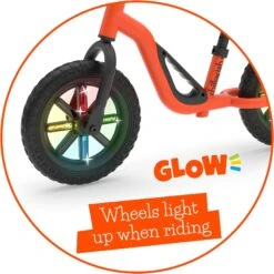 Chillafish Charlie Glow Balance Bike - 10" Wheel - Orange -Apollo® Sale Store 632150f