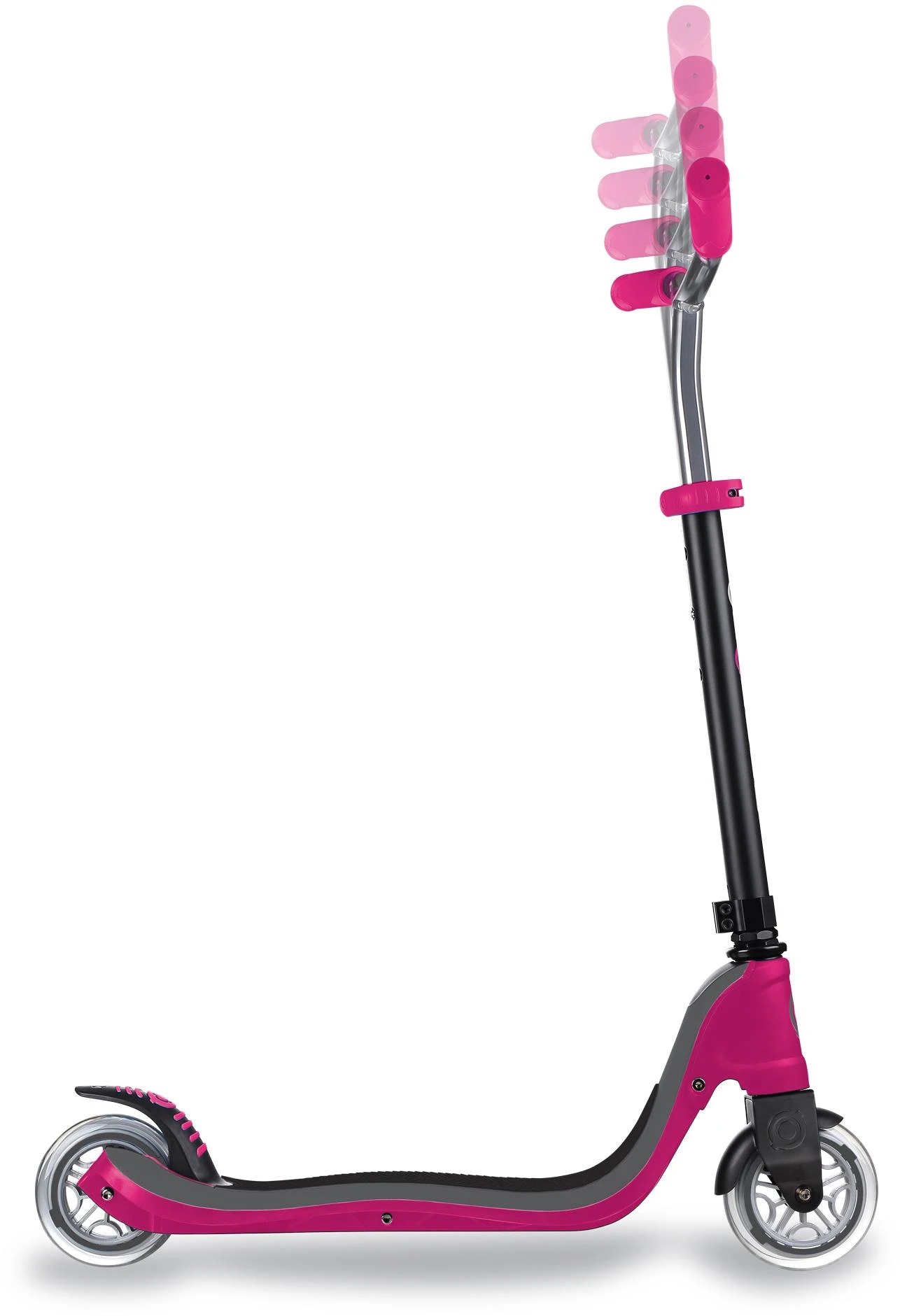 Globber Flow 125 Kids Inline Scooter - Ruby/Black 8 Globber Flow 125 Kids Inline Scooter - Ruby/Black - Image 6