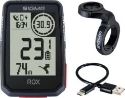 Sigma ROX 2.0 GPS Cycle Computer With Top Mount Set