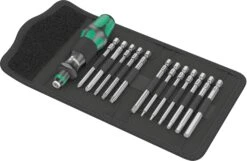 Wera Bicycle Set 2 Kraftform Compact Screwdriver 89mm Bit Pouch Set 13pcs