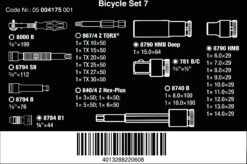 Wera Bicycle Set 7 Zyklop 3/8" Ratchet And Socket Set 27pcs -Apollo® Sale Store 679246b