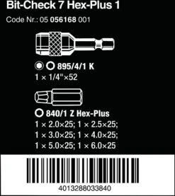 Wera Bit-Check 7 Drill Bit Hex Key Set 7pcs 10 Wera Bit-Check 7 Drill Bit Hex Key Set 7pcs -Apollo® Sale Store 679942c