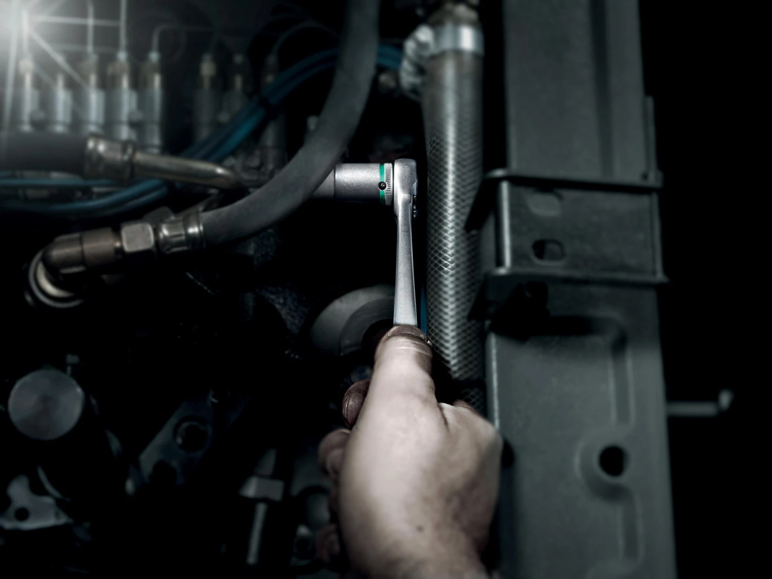 Wera 8003 A Zyklop Metal Ratchet With Push-Through Square And 1/4 Drive 5 Wera 8003 A Zyklop Metal Ratchet With Push-Through Square And 1/4 Drive - Image 3