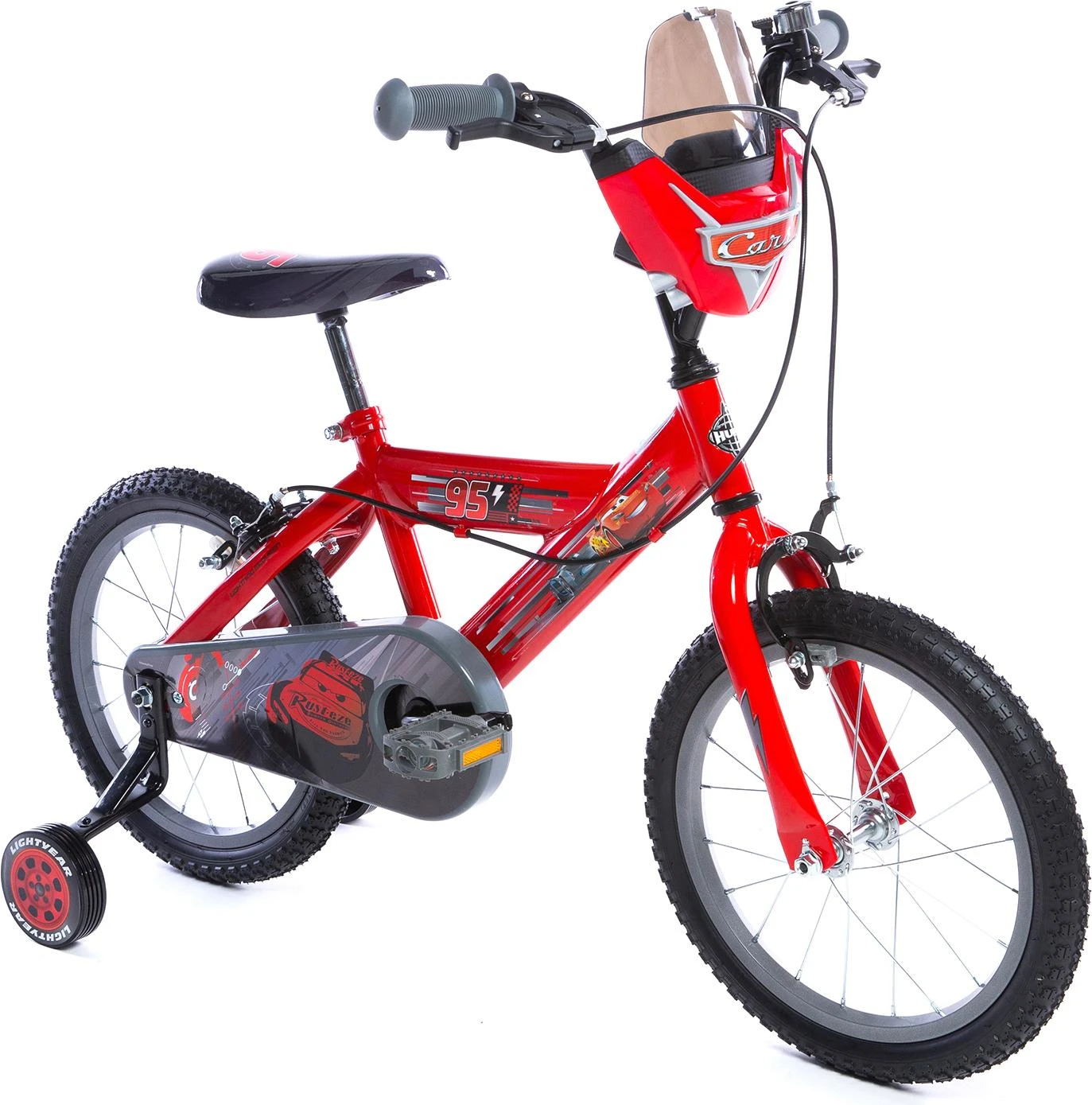 Huffy Disney Pixar Cars Lightning McQueen Kids Bike - 16" Wheel 3 Huffy Disney Pixar Cars Lightning McQueen Kids Bike - 16" Wheel