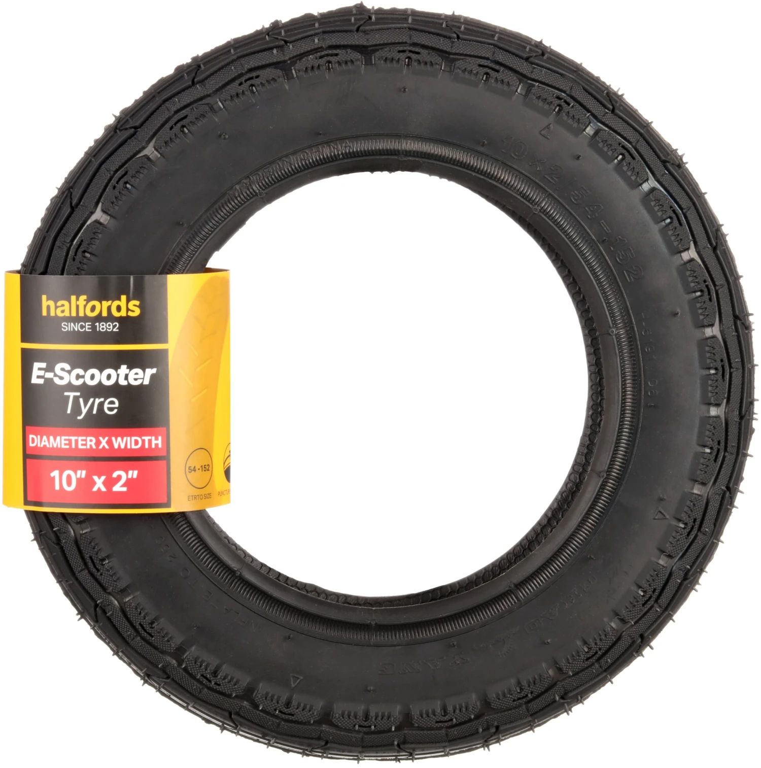 Halfords E-Scooter Tyre 10 X 2.0" With Puncture Protect 3 Halfords E-Scooter Tyre 10 X 2.0" With Puncture Protect
