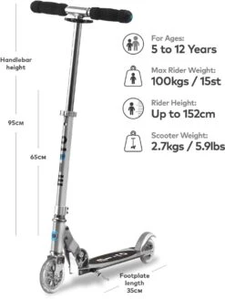 Micro Sprite Silver Kids Scooter -Apollo® Sale Store 704241b