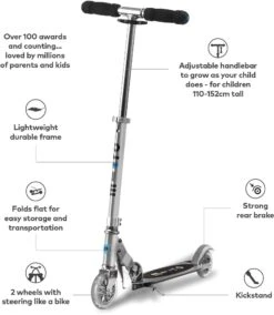 Micro Sprite Silver Kids Scooter -Apollo® Sale Store 704241c