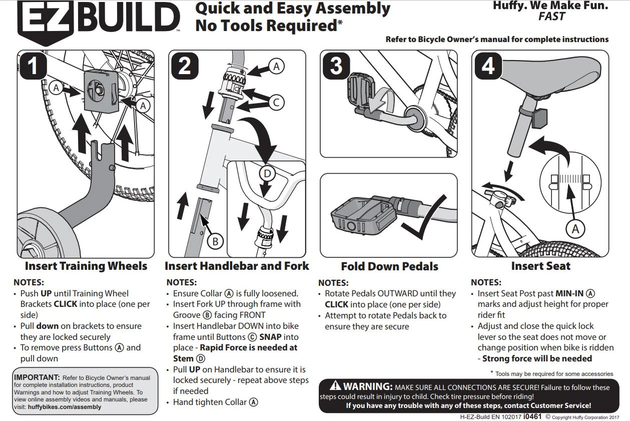 Huffy Moto Quick Connect Kids Bike - 18" Wheel 9 Huffy Moto Quick Connect Kids Bike - 18" Wheel - Image 7